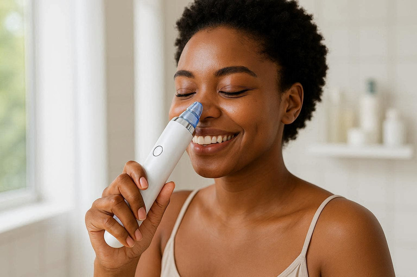 IVIRA PoreClear — USB Rechargeable Blackhead Remover Vacuum & Pore Cleanser