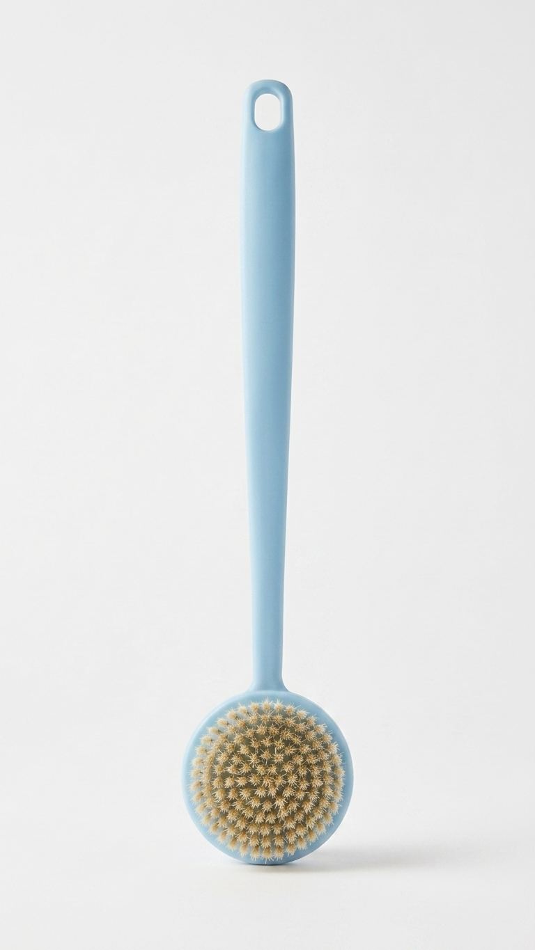 IVIRA SilkReach — 2-in-1 Long Handle Bath Scrubber for Effortless Body Care