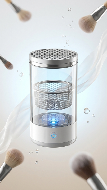 IVIRA BrushSpin — Electric Makeup Brush Washer & Fast Dryer, Clean in 30 Seconds